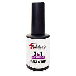 Основа та закріплювач для манікюру Molekula Base & Top Coat 2 in 1 12 мл