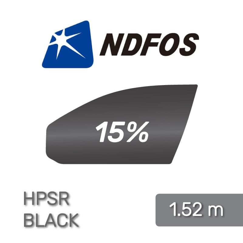 Тонувальна металізована плівка (чорна) NDFOS HPSR Black 15% 1.524 м