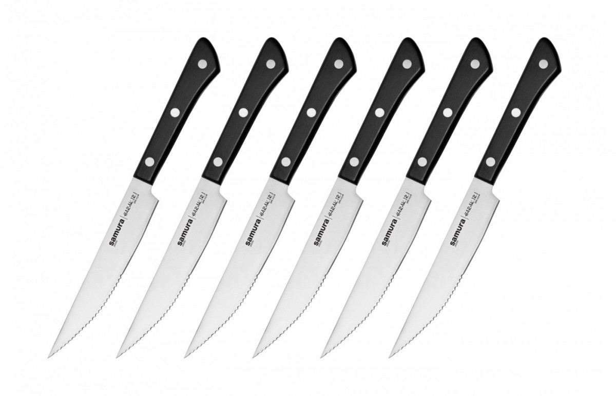 Набір з 6-і ножів для стейка Samura Harakiri (SHR-0260B)
