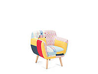 MELBY разноцветное кресло в стиле пэчворк