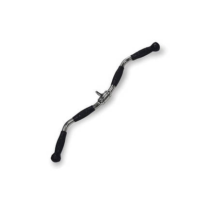 Рукоять для блокової тяги W-подібна обгумована ручка для блочного тренажера сталева Stein, фото 2