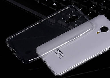 Ультратонкий чохол для Meizu M2 (M2 Mini) прозорий