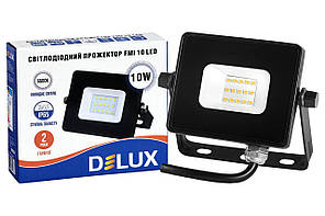 Світлодіодний прожектор FMI 10 LED 10Вт 6500K IP65 DELUX (90015133)