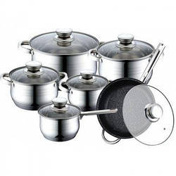 Набір посуду SwissHaus Cookware Set з 12 предметів