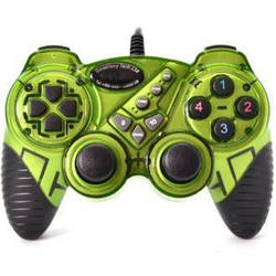 Геймпад ігровий джойстик провідний з подвійною вібрацією для комп'ютера