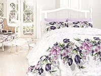 Постельное белье First Choice Ranforce Riella Lilac хлопок 160-220 см лиловый