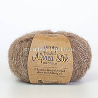 Пряжа Drops Brushed Alpaca Silk (колір 05 beige)