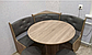 Компактний кухонний куточок Боярин із круглим столом і табуретами, фото 6