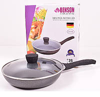 Сковорода з кришкою Benson 28 см