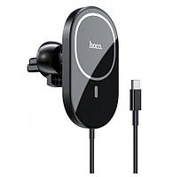 Тримач для телефону у авто Hoco CA90 з бездротовою зарядкою