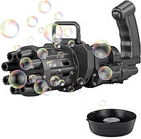 Автоматична іграшка-кулемет для створення мильних бульбашок Bubble Gun Blaster | Пістолет для мильних бульбашок-3149, фото 7