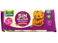 Печиво Без Глютену з Шоколадною Крихтою Gullon Sin Gluten Chip Choco 130 г Іспанія