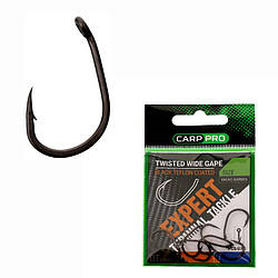 Гачки Wide Gape №6 Twisted BT Series Carp Pro