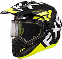 Шлем FXR racing hi-vis torque x evo с электро подогревом