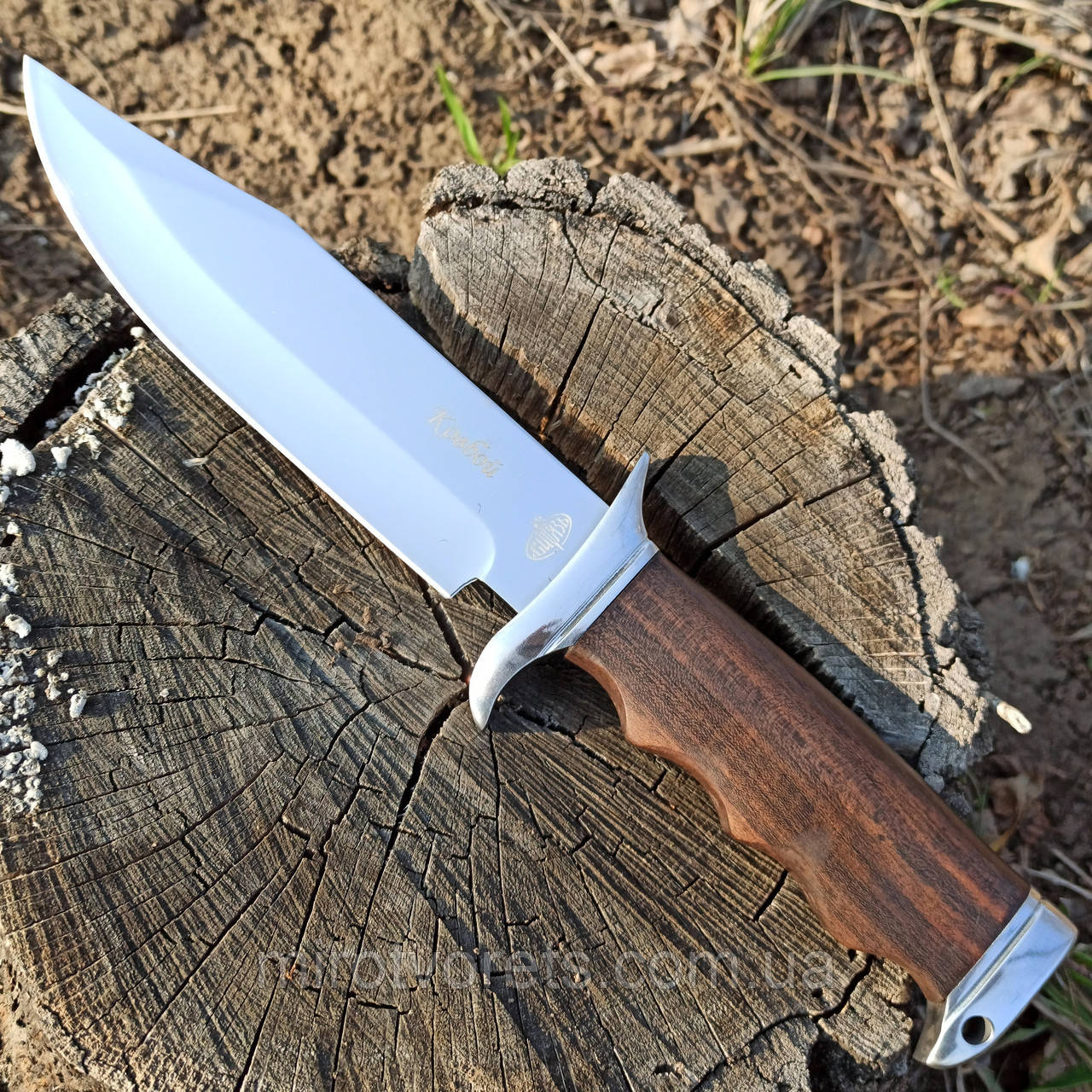 Ніж туристичний Ковбой Вітязь, 50Х14МФ, +paracord, фото 1