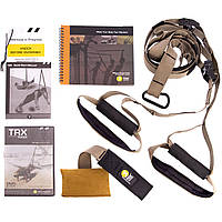Петли подвесные для функционального тренинга Zelart TRX Kit Force My Fit 3722-01 Khaki