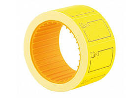 Етикетки-цінники "Ціна" 30х20 мм жовті 200 шт/рул 10шт/уп Economix