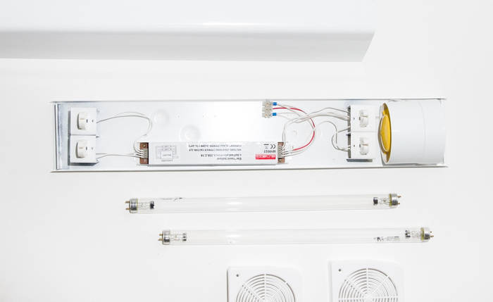 Рециркулятор бактерицидний AEREKS STANDART 3x15, Комплектація лампами ...