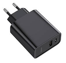 Зарядний пристрій (зарядка) для телефону Baseus Speed Type-C+USB PPS Чорний (CCFS-C01), фото 6