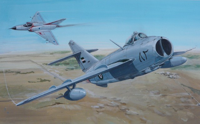 Пластикова модель 1/72 AZ model 7332 радянський винищувач МіГ-17Ф Pt.2 (Egypt, Syria, Israel, Algeria)