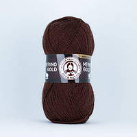 Madame Tricote Paris MERINO GOLD (Мерино Голд) № 083 коричневый (Шерстяная пряжа с акрилом, нитки для вязания)