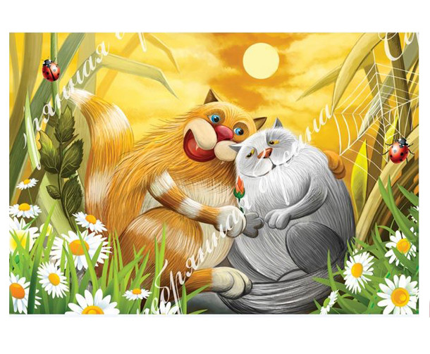 Схема для вишивки бісером "Пухнаста романтика", фото 1