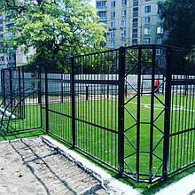 Укладка искусственной травы для панакорта. Харьков ул. Молочная 11 4