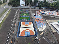 Укладка искусственной травы для панакорта. Харьков ул. Молочная 11 11