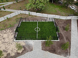 Укладка искусственной травы для панакорта. Харьков ул. Молочная 11 15