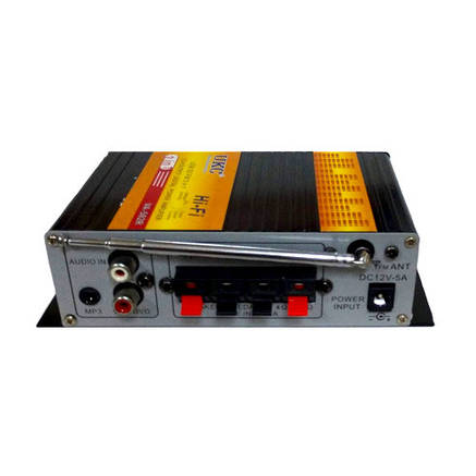 Hi-Fi підсилювач в авто VA-502R, USB SD CD FM MP3 плеєр, фото 3