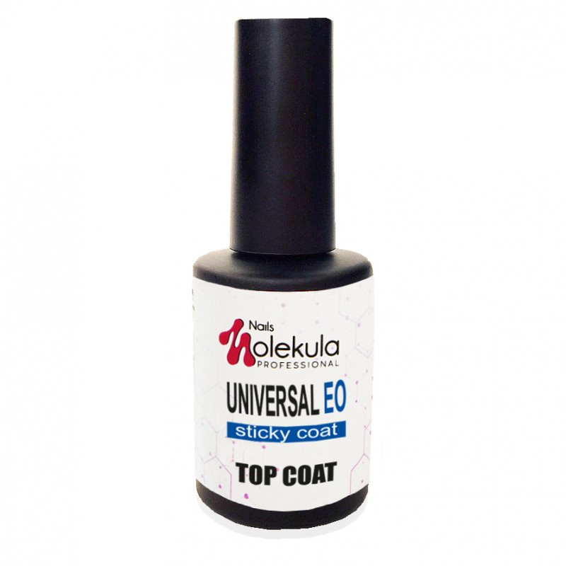 Закріплювач для гель-лаку Molekula Top Universal EO Sticky 12 мл, фото 1