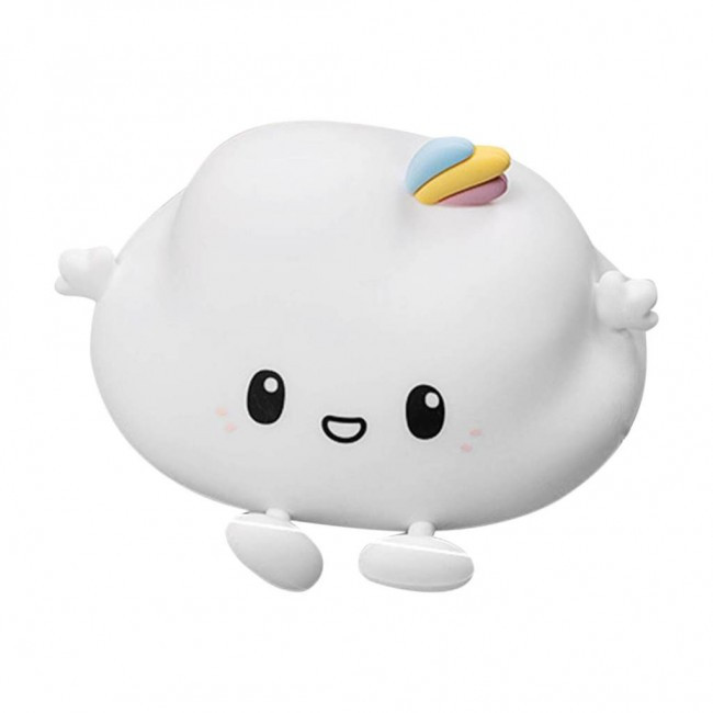 Дитячий акумуляторний LED нічник Малятко хмаринка, білий, фото 1