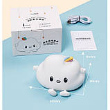 Дитячий акумуляторний LED нічник Малятко хмаринка, білий, фото 7