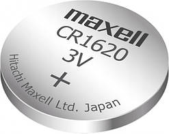 Літієва батарейка Japan Maxell СARD "таблетка" CR1620  5шт/уп