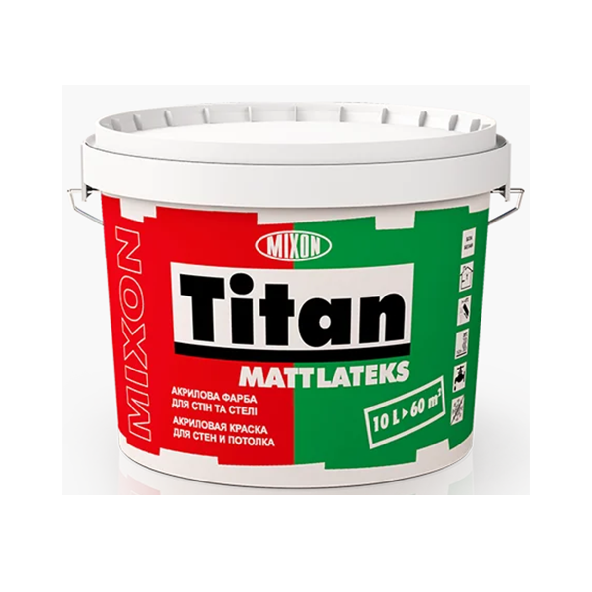 Латексна фарба Mixon Titan Mattlateks 5л