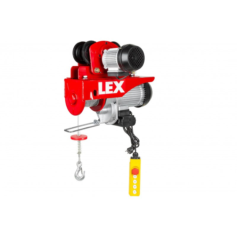 Тельфер з кареткою LEX LXEH1000TW (дорогий пульт керування)