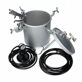 Пневматичний агрегат для фарбування 10 літрів з розпилювачем та шлангами