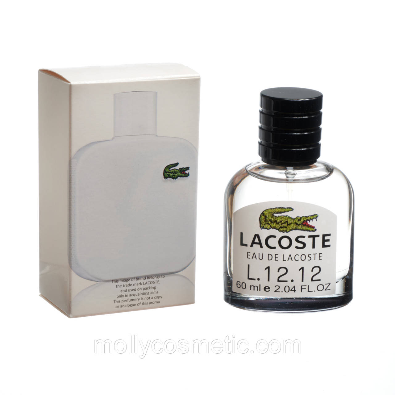 Чоловічий тестер VIP Lacoste Eau De L.12.12 Blanc 60 ml