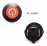 Кнопка включения и выключения (старт/стоп) 26 мм для детского электромобиля 3k с подсветкой