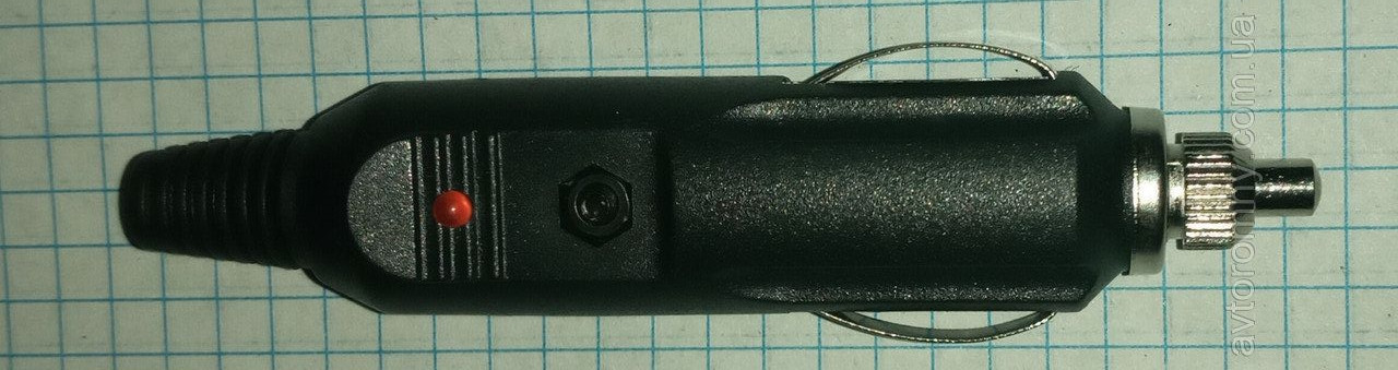 Разъем штекер в прикуриватель Турция Евро с предохранителем + диод (ID ...