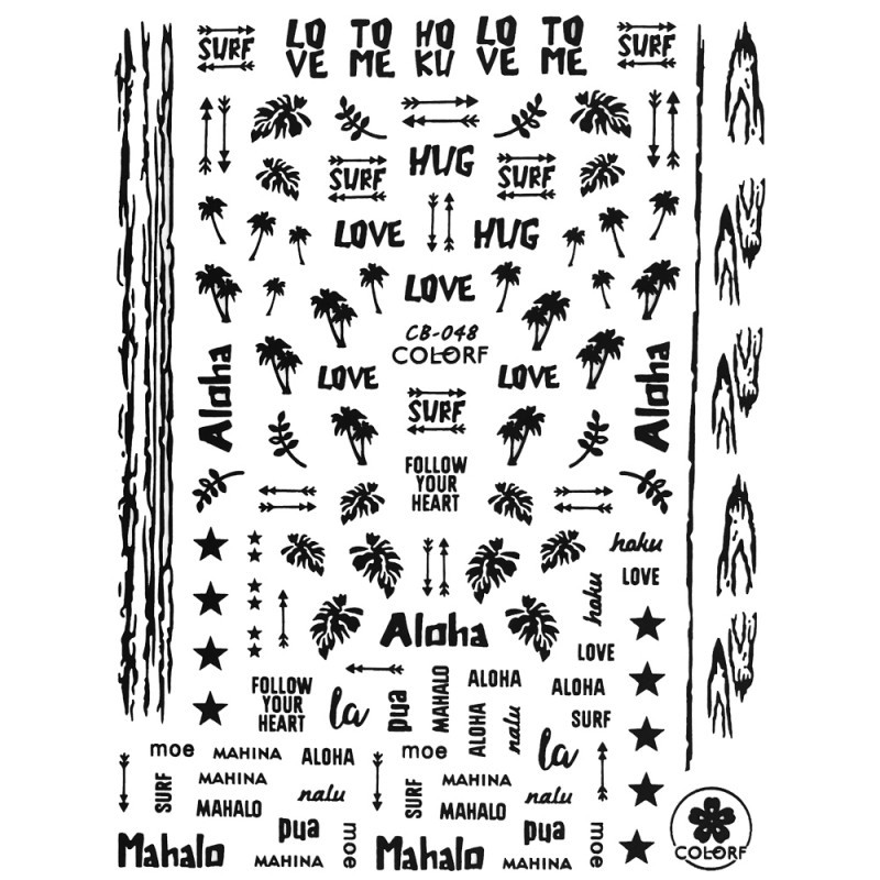 Стикери для нігтів CB-048, фото 1