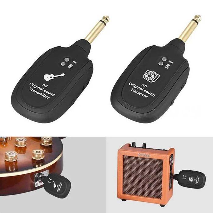 Беспроводная система A8 для электро/электро-акустических гитар. - фото 2 - id-p1444624542