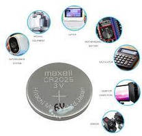 Літієва батарейка Japan Maxell СARD "таблетка" CR2025  5шт/уп