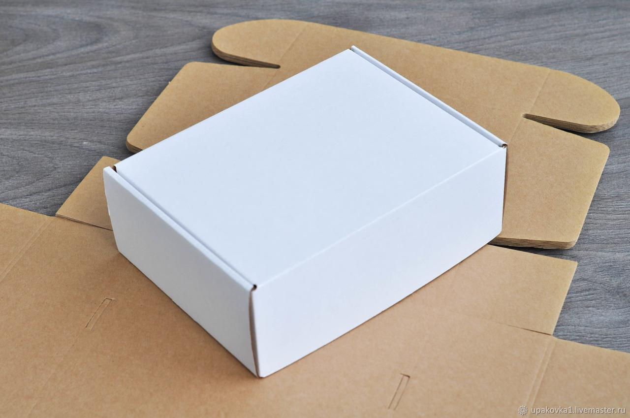 Белые самосборные картонные коробки 250х250х85мм, коробки для упаковки подарков одежды сладостей (10 шт/уп) - фото 7 - id-p1444761421