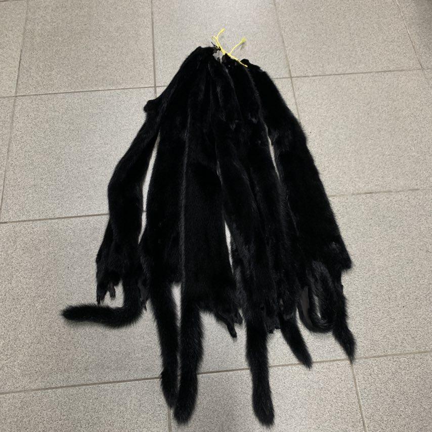 Натуральне хутро норки для пошиття одягу та аксесуарів