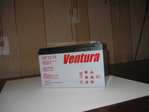 Акумулятор Ventura 12V 12Ah для дитячого електромобіля, машинки, мотоцикла, квадрациклу, трицикла.