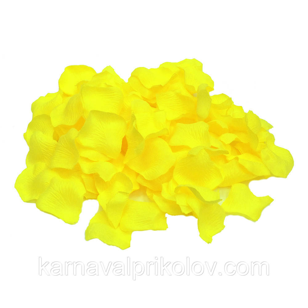 Пелюстки троянд (уп 120шт) жовті