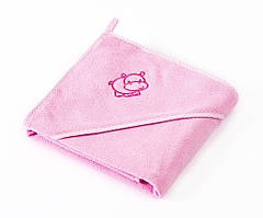 Дитячий махровий рушник Sensillo Hippo Pink