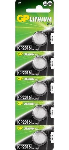 Батарейки GP CR2016 Lithium 5 шт