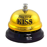 Дзвінок настільний KISS (золотий)
